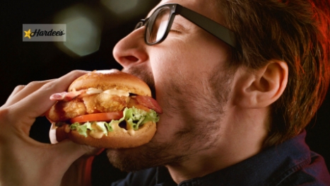 Hardees Red Hot Chicken Sandwich